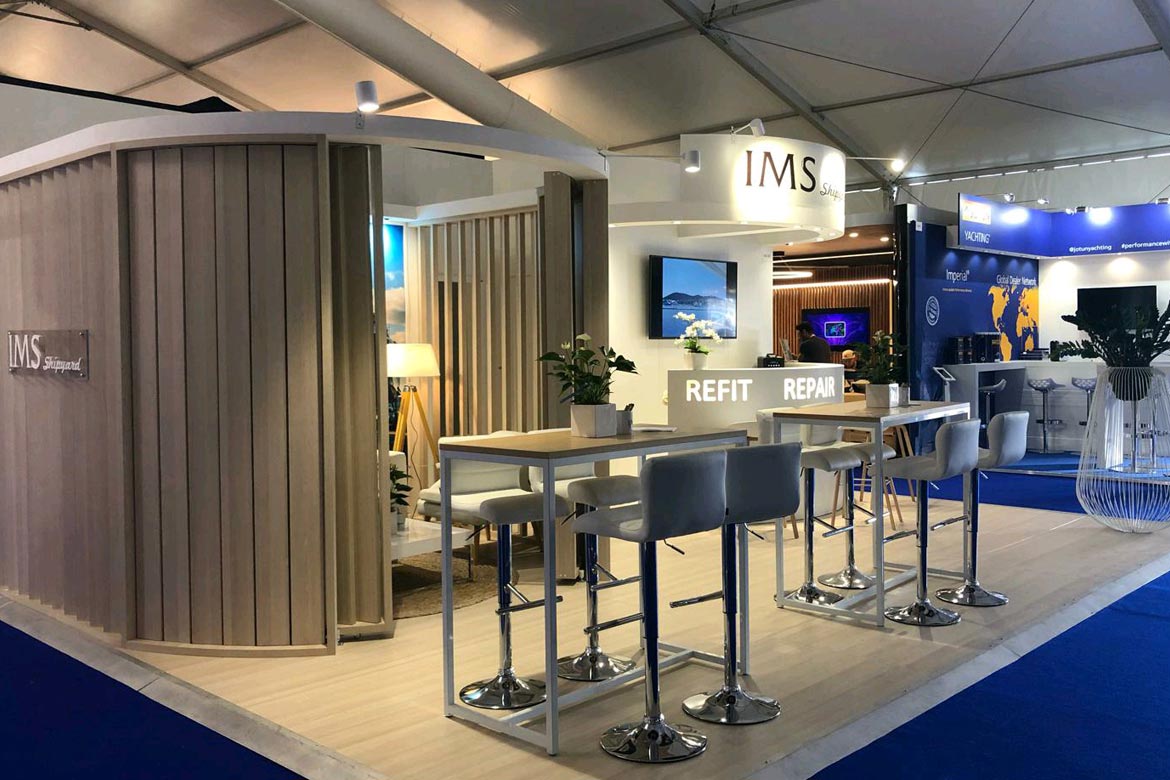 IMS SHIPYARD - stand Sillage Design - Monaco Yacht Show
